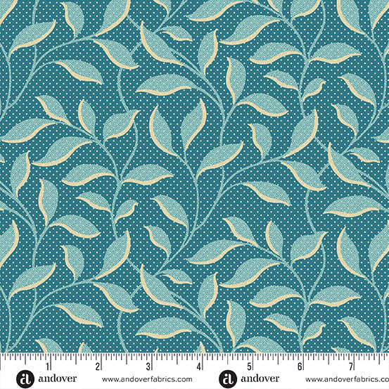 Secret Stash Favorites, Blue Willow by Laundry Basket Quilts - Morning Glory in Horizon