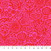 Floral pattern fabric swatch on a pink background