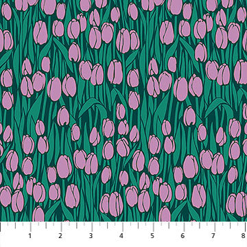 Anna Maria Textiles - Clean Cut - Audience in Lapis