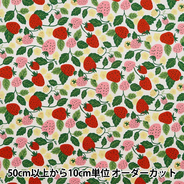 Cosmo Cotton Sheeting from Japan - Strawberries