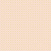 close up of fabric pattern made up of small repeated graphic elements in pale pink and yellow on a buff background