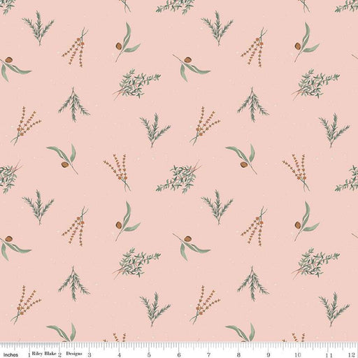 Riley Blake - Olive Grove by Amber Elliot - Herbs in Pink