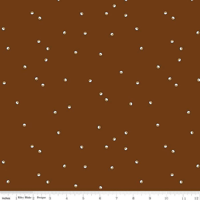 Riley Blake - Let's Wander by Casey Cometti - Bobbers in Brown