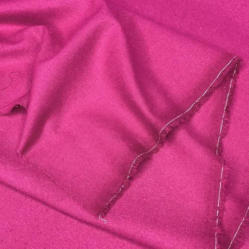 Casey Silk Noil (Raw Silk) in Sangria