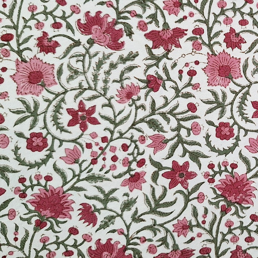 Floral in Pomegranate