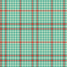 Plaid pattern with red and green lines on a blue background