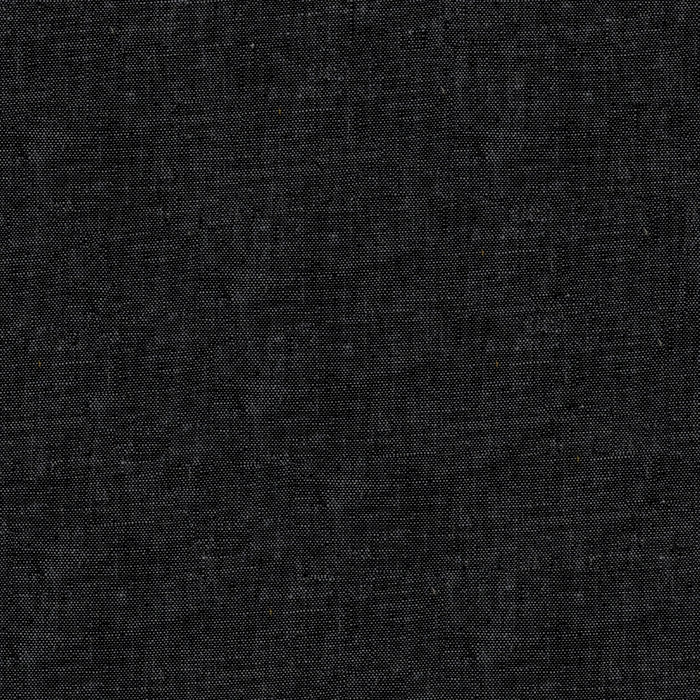 Solid black fabric texture