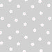 Cosmo Cotton Sheeting - Daisy in Soft Grey