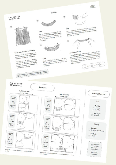 Modern Sewing Co - Cara Top [Digital Download]
