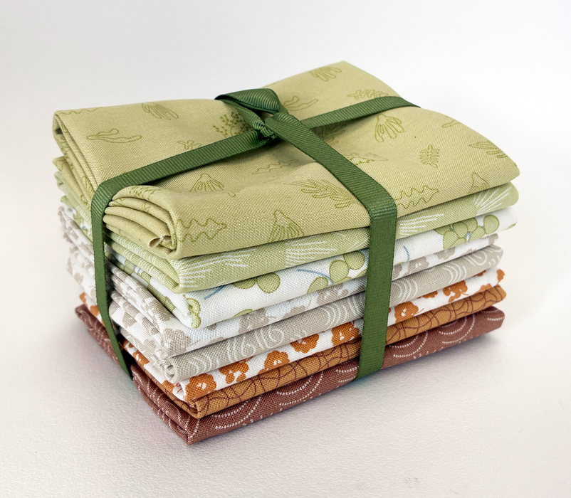 Designer Bundle - Karen Lewis COASTAL WALK - Dulse Colourway 8 x FQ