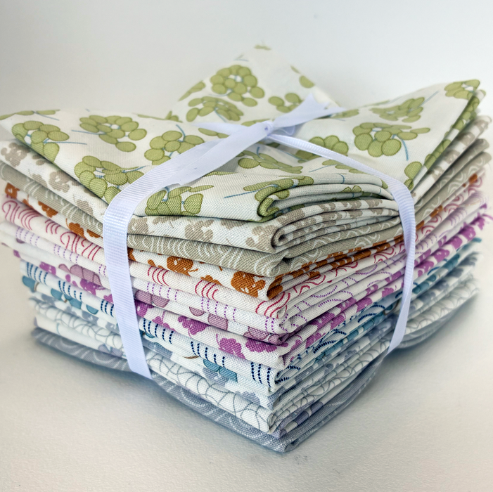 Designer Bundle - Karen Lewis COASTAL WALK - Low Tide Colourway 14 x FQ