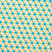 Pattern of blue, yellow, and white stars on a blue background