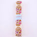 fabric with floral design on a white background