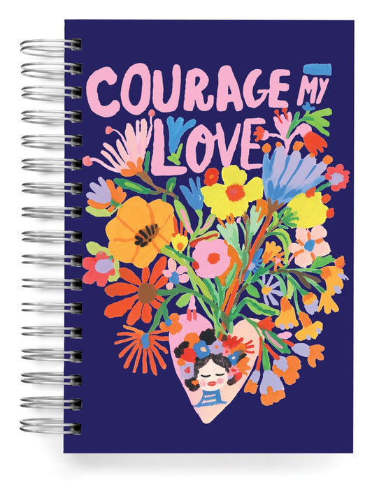 Ecojot - Carolyn Gavin Jumbo Notebook - Courage My Love