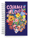 Ecojot - Carolyn Gavin Jumbo Notebook - Courage My Love