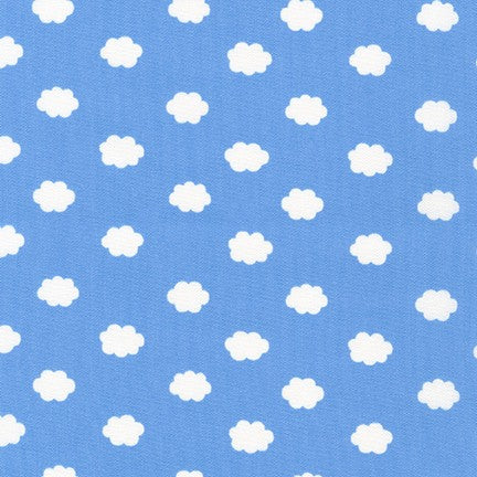 Sevenberry Quilting Cotton - Clouds in Blue