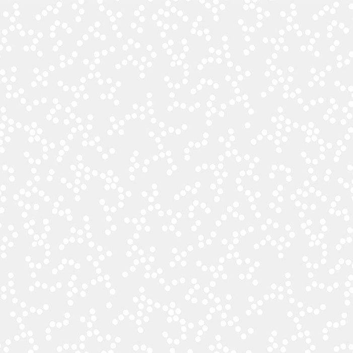 Dear Stella Monochrome - Dots - White on White