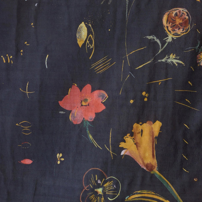 2026 Nani Iro - Hana No Tokiniwa Organic Cotton Double Gauze in Beige (gold)