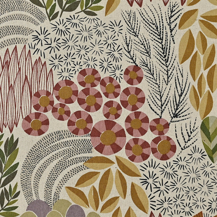 Bloom by Bookhou, Cotton/Linen Lightweight Canvas - Garden in Natural