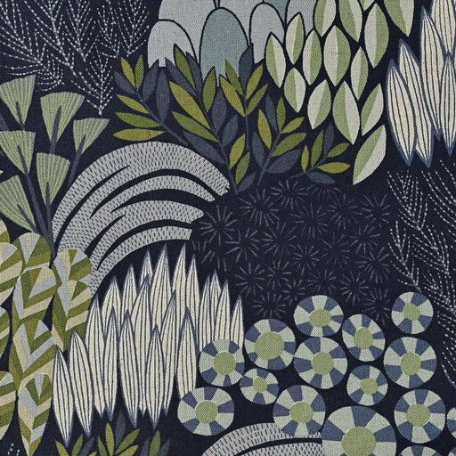 Bloom by Bookhou, Cotton/Linen Lightweight Canvas - Garden in Navy