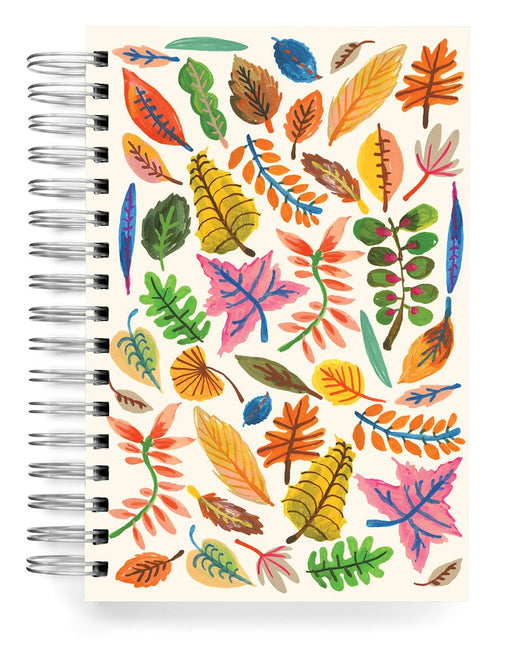 Ecojot - Carolyn Gavin Jumbo Notebook - Leafy Leaves