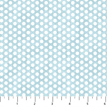 Basically Black & White - Peas in a Pod Flannel in Blue