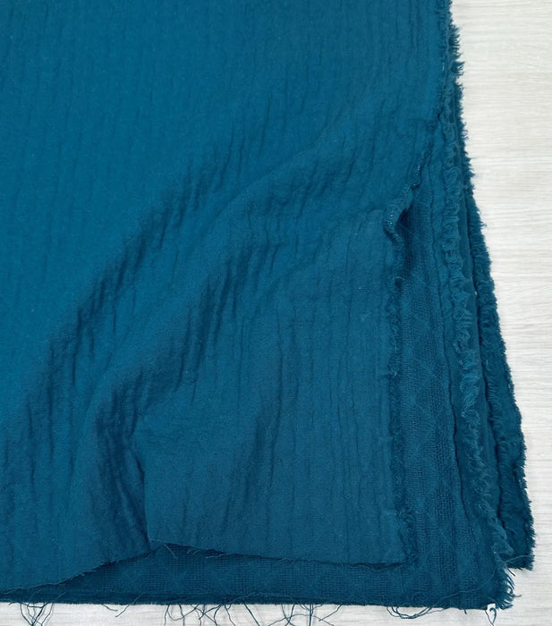 Finn Woven Cotton Jacquard in Bluestone