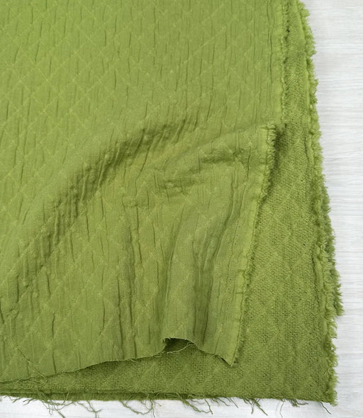 Finn Woven Cotton Jacquard in Pesto