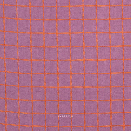 Grid pattern with orange lines on a purple background, branded 'Fableism'.