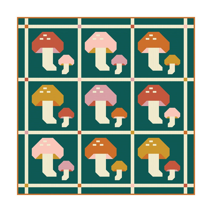 Pen and Paper Patterns - Forest Fungi Quilt Pattern