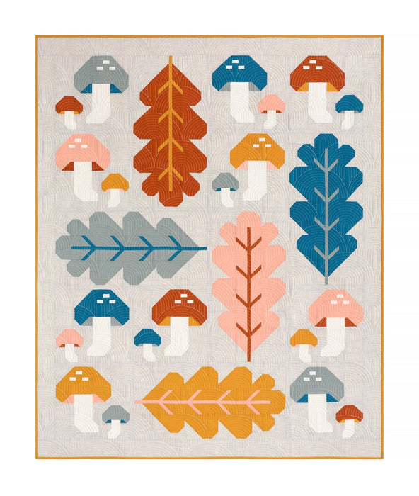Pen and Paper Patterns - Forest Fungi Quilt Pattern