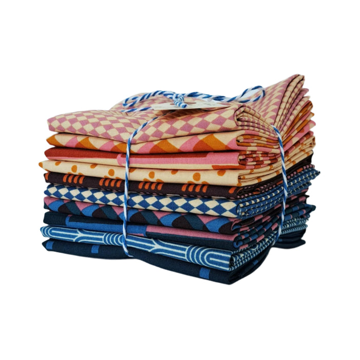 Designer Bundle - Geometry by Ruby Star Society x 10 FQs