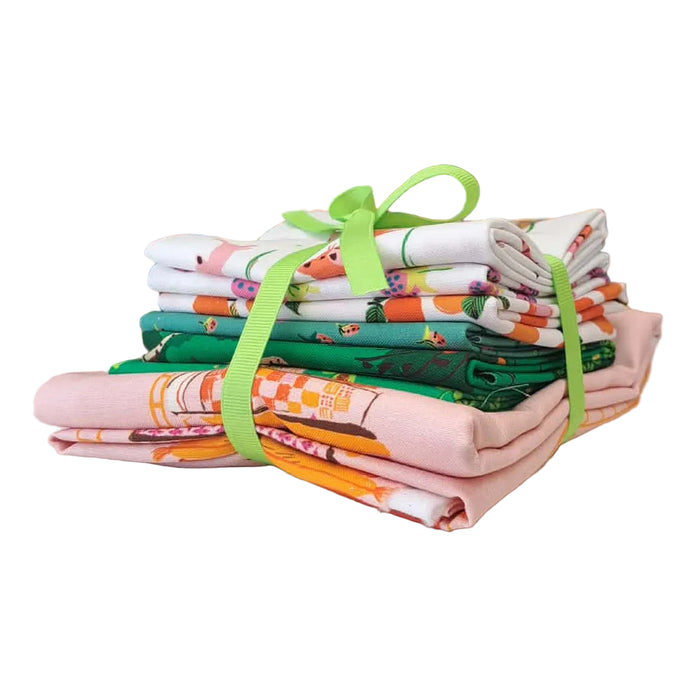 Heather Ross Favo(u)rites Designer Bundle - 6 FQs plus 1 yard of feature fabric