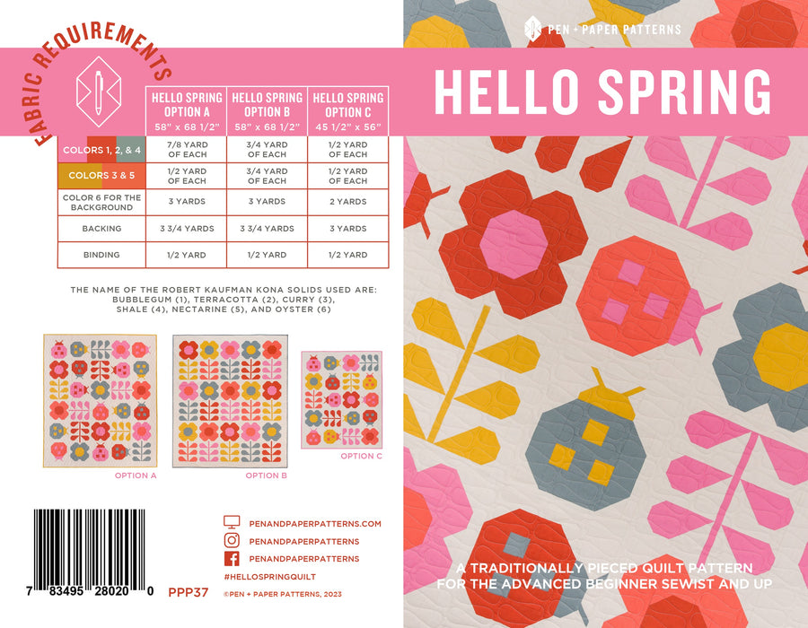 Pen and Paper Patterns - Hello Spring