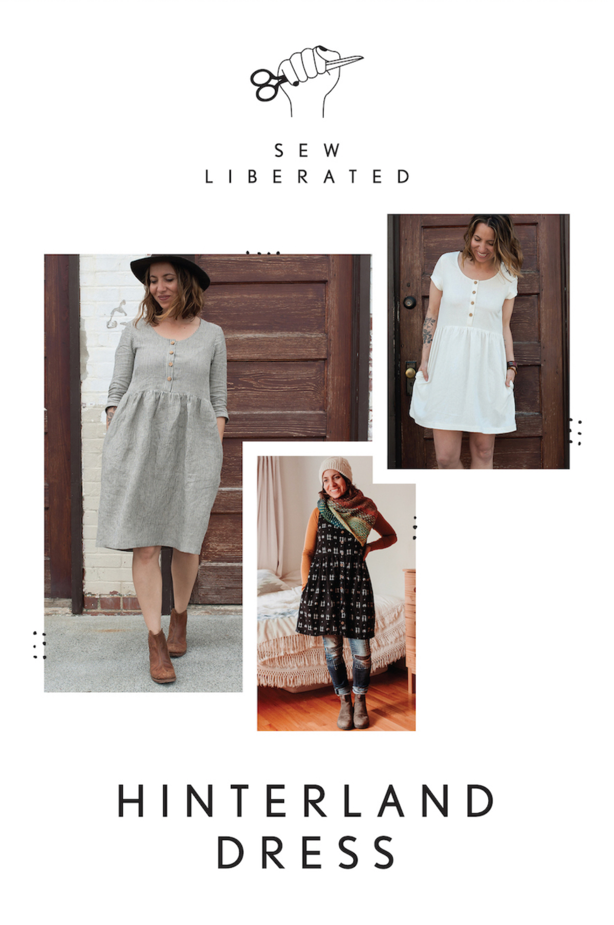 Sew Liberated Sewing Pattern - The Hinterland Dress — Fabric Spark