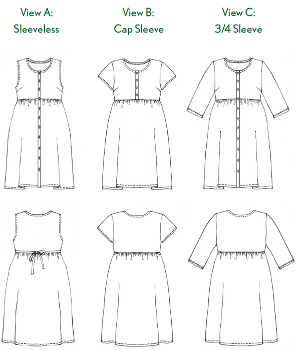 Sew Liberated Sewing Pattern - The Hinterland Dress