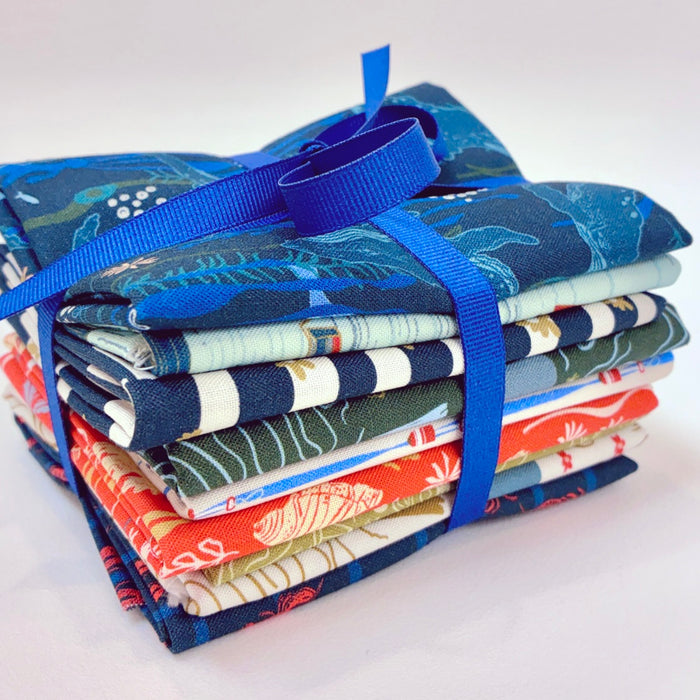 Designer Bundle - Rocky Coast by Cassandra Zaniboni -  9 Fat Quarters