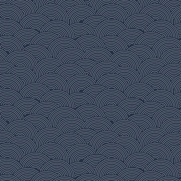 Camelot Fabrics - Mixology - Sashiko in Indigo