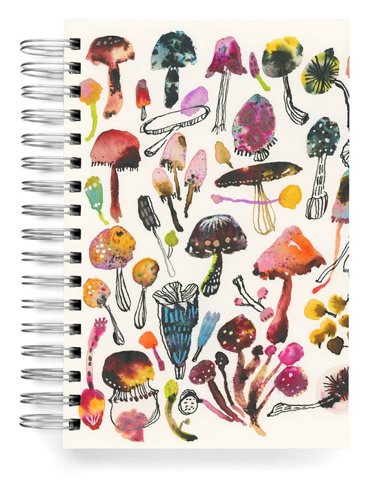 Ecojot - Carolyn Gavin Jumbo Notebook - Mushroom Botanical