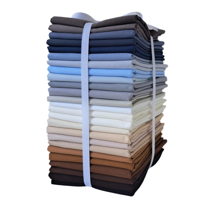 Curated Century Solids Bundle - Neutrals (25 Pieces)