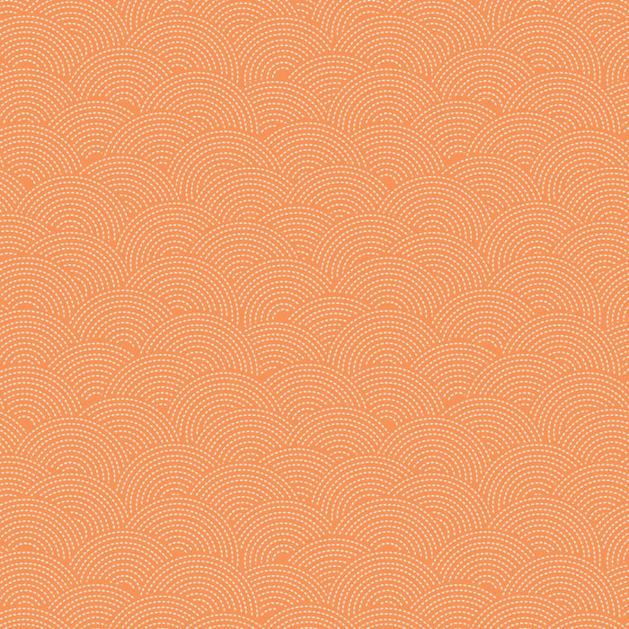 Camelot Fabrics - Mixology - Sashiko in Orange Soda