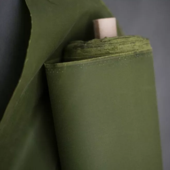British Organic Cotton Dry Oilskin 7.2oz - Khaki - Merchant & Mills main image 1