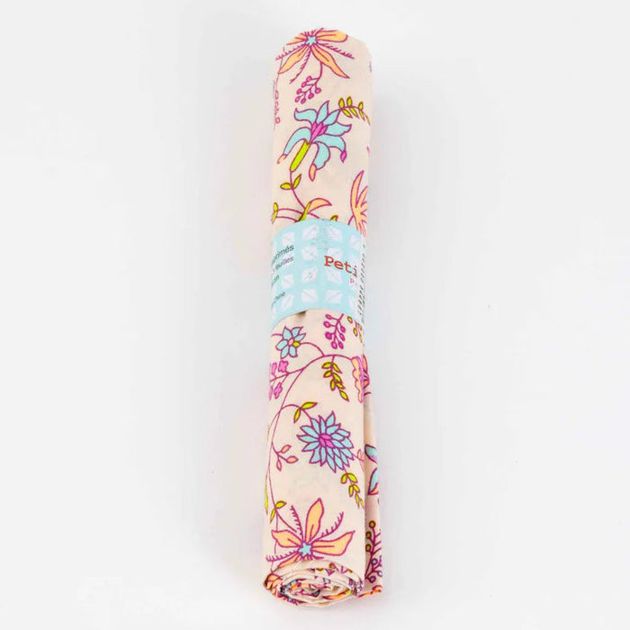 Floral-patterned product on a white background