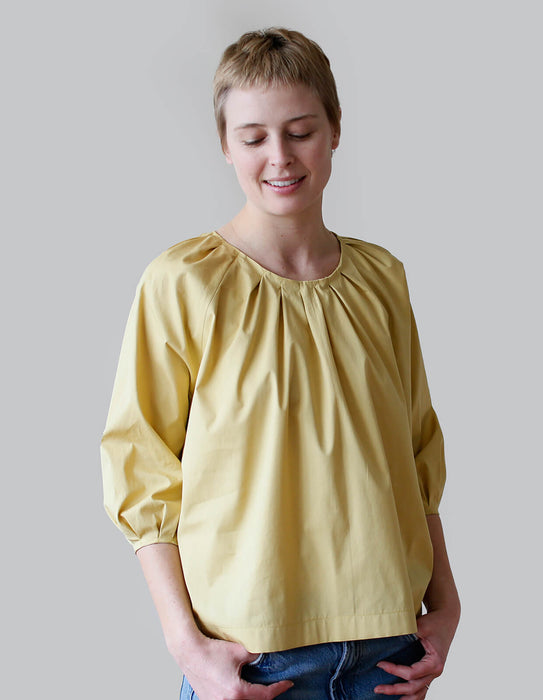 The Maker's Atelier - The Pleat Neck Blouse [Digital Download]