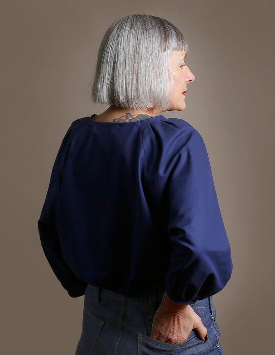 The Maker's Atelier - The Pleat Neck Blouse [Digital Download]