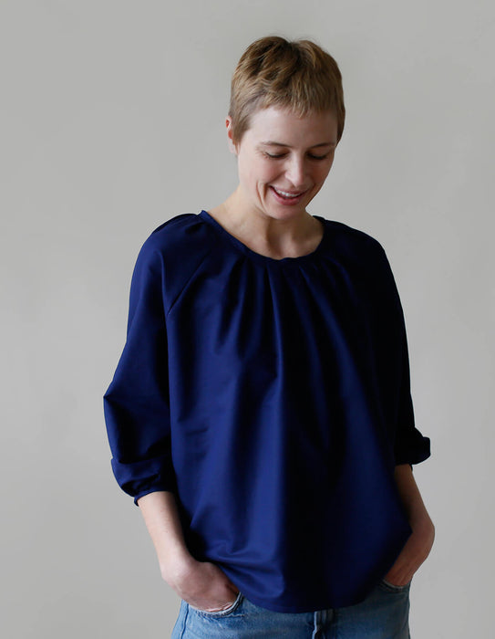 The Maker's Atelier - The Pleat Neck Blouse [Digital Download]