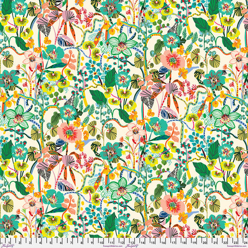 Vibrant Botanical by Kitty McCall - A Thousand Flowers in Citrus