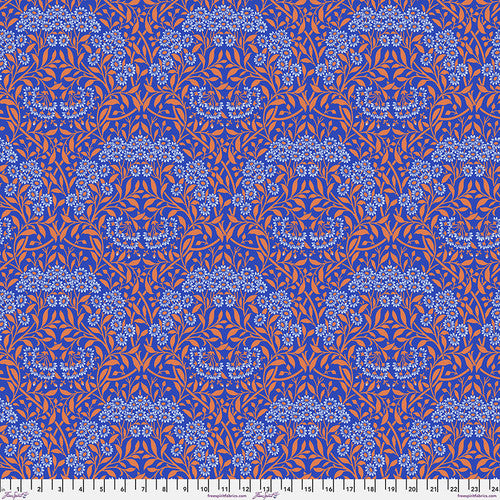 Kaffe x Morris & Co. by Kaffe Fassett & The Original William Morris Co. - Michaelmas Daisy in Cobalt