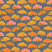 golden gingko leaves on a dark grey background