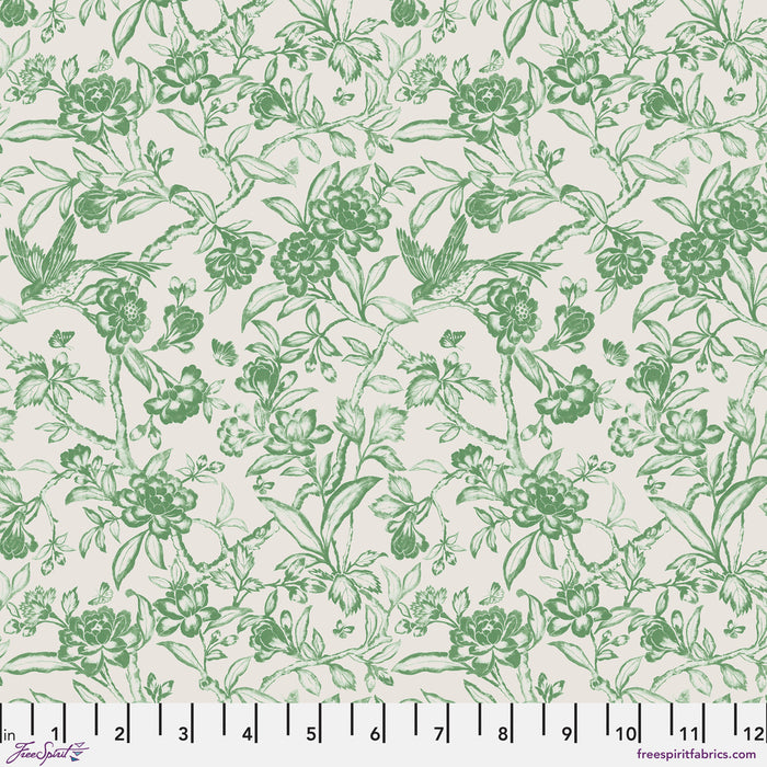 Sanderson - Art Of The Garden - Tattershall in Leaf Green
